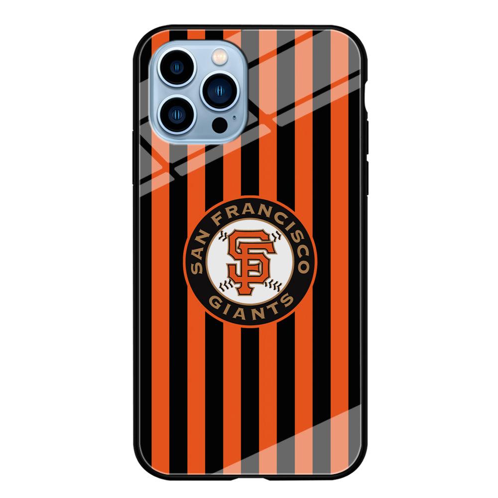 San Francisco Giants Emblem on Flag iPhone 14 Pro Max Case-Oxvistore