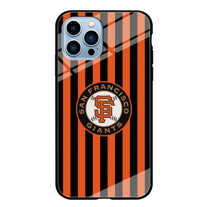 San Francisco Giants Emblem on Flag iPhone 14 Pro Max Case-Oxvistore