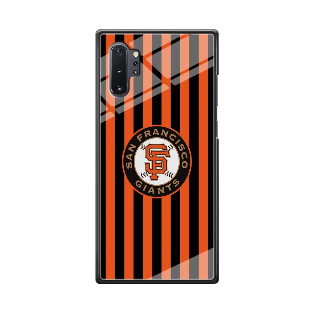 San Francisco Giants Emblem on Flag Samsung Galaxy Note 10 Plus Case-Oxvistore