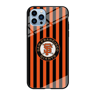 San Francisco Giants Emblem on Flag iPhone 12 Pro Case-Oxvistore