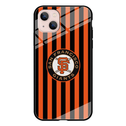 San Francisco Giants Emblem on Flag iPhone 14 Case-Oxvistore