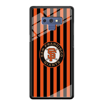 San Francisco Giants Emblem on Flag Samsung Galaxy Note 9 Case-Oxvistore