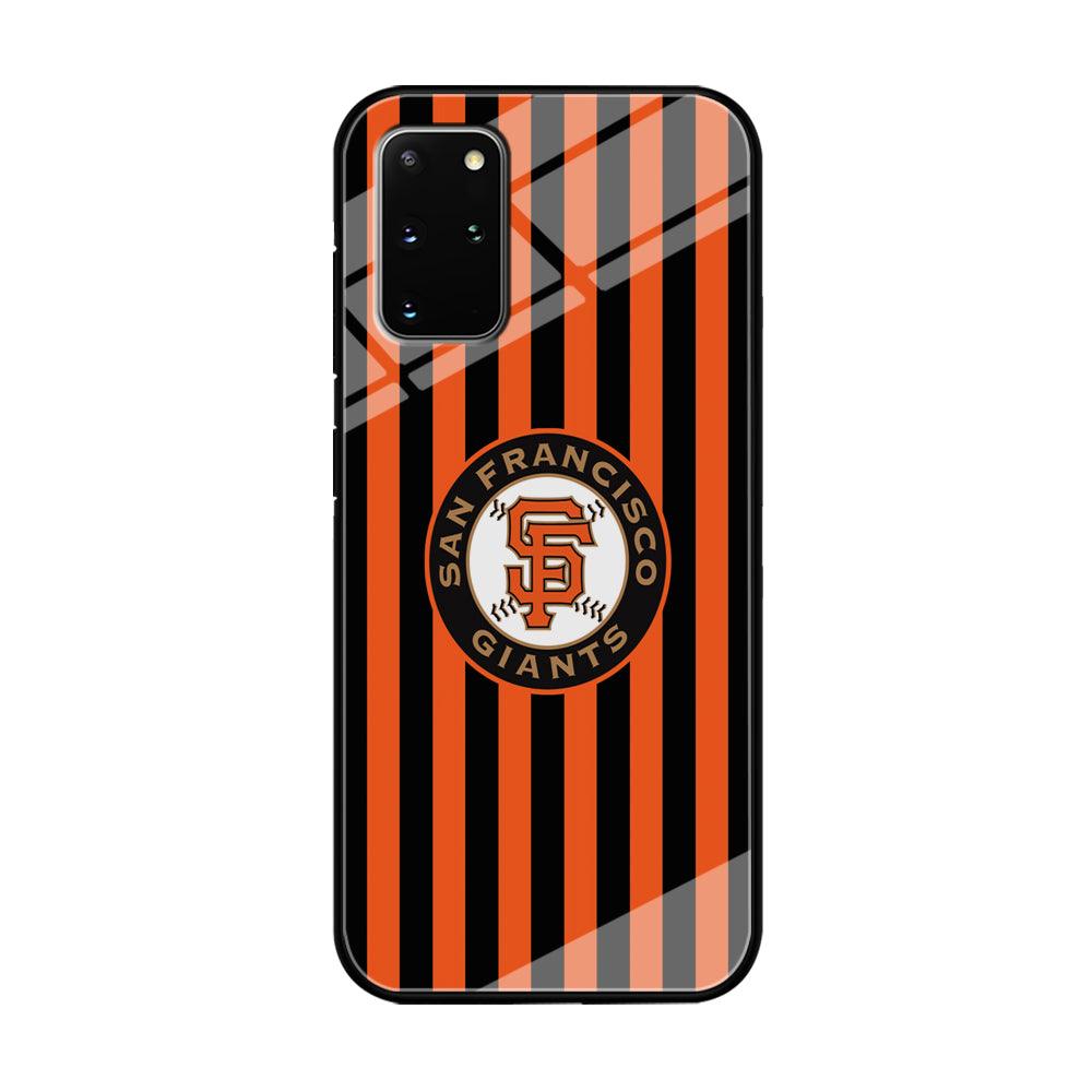 San Francisco Giants Emblem on Flag Samsung Galaxy S20 Plus Case-Oxvistore