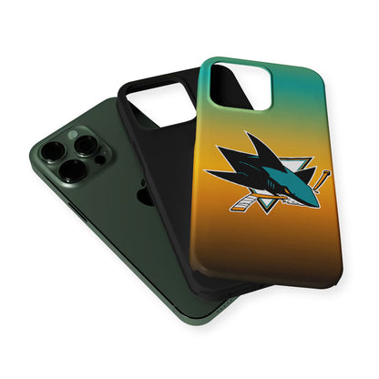 San Jose Sharks Gradient 2 in 1 Tough Phone Case