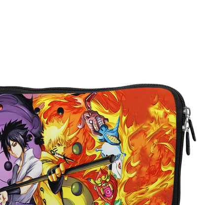 Sasuke Rinnegan Naruto Nine Tails Laptop Sleeve Protective Cover