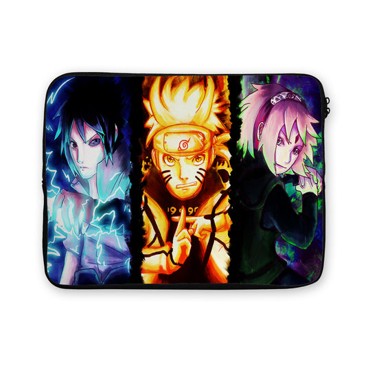 Sasuke, Naruto and Sakura Laptop Sleeve Protective Cover