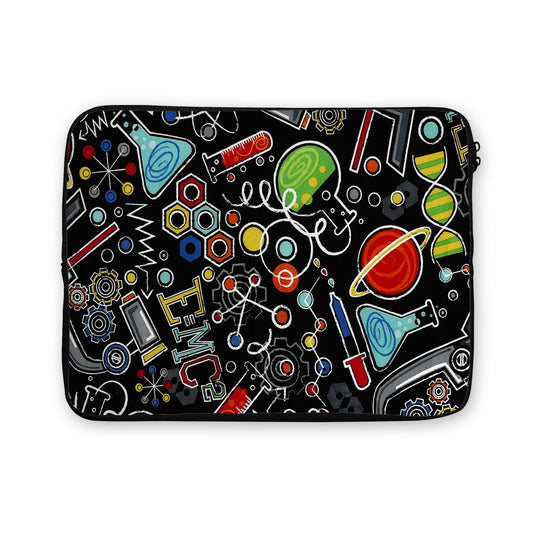 Science Chemistry Lab Molecules Laptop Sleeve Protective Cover