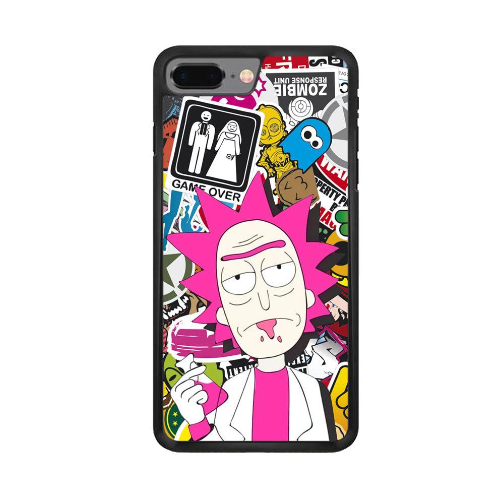 Science with Dr Sanchez iPhone 8 Plus Case-Rubber White (2D Case)-Oxvistore