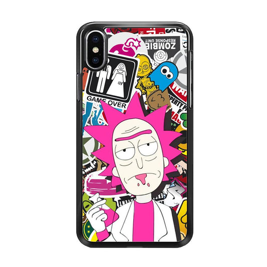 Science with Dr Sanchez iPhone X Case-Rubber Black (2D Case)-Oxvistore