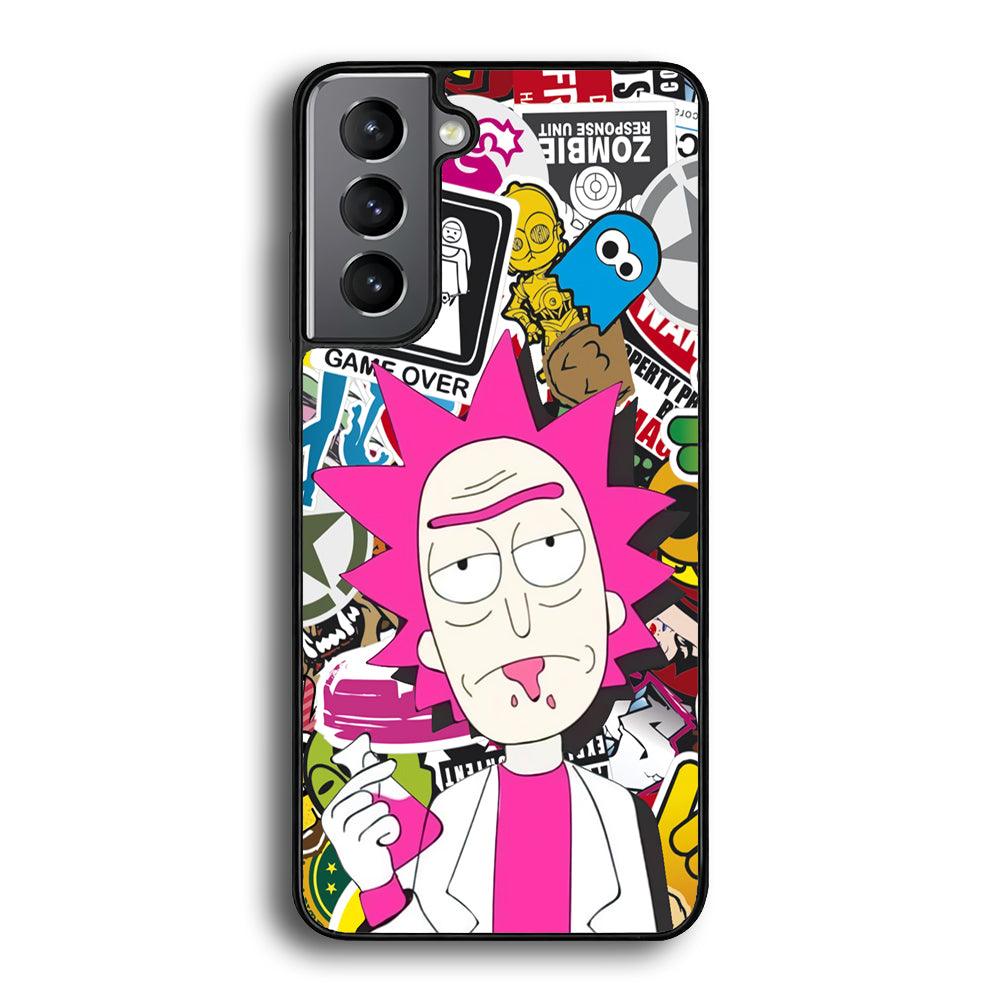 Science with Dr Sanchez Samsung Galaxy S24 Plus Case-Rubber Black (2D Case)-Oxvistore