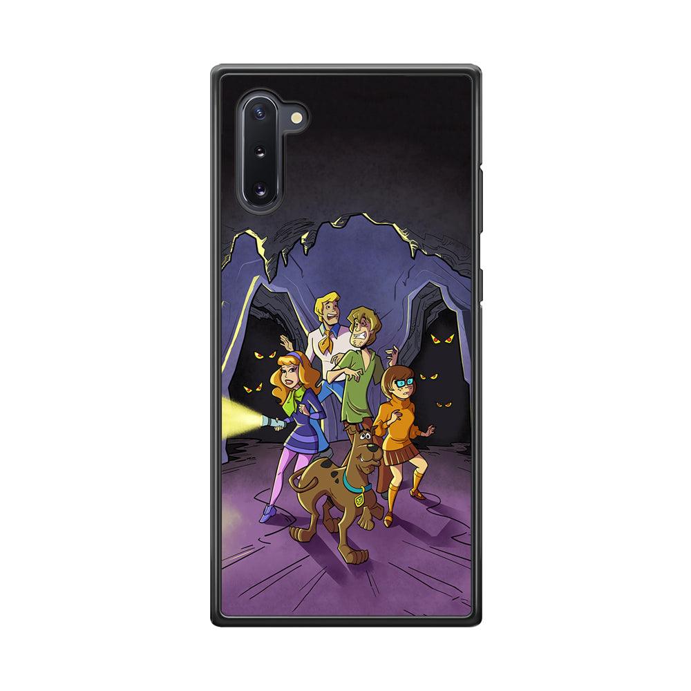 Scooby Doo Everybody Afraid Samsung Galaxy Note 10 Case-Rubber Black (2D Case)-Oxvistore