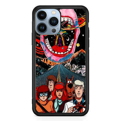 Scooby Doo Hippie Art 2D Rubber Phone Case