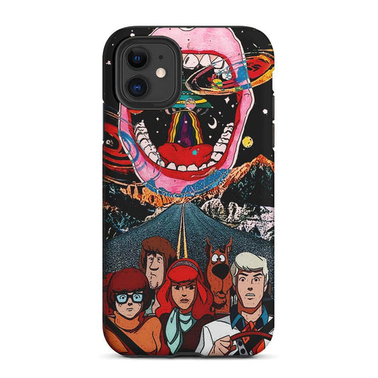 Scooby Doo Hippie Art 2 in 1 Tough Phone Case-Oxvistore