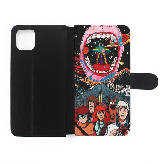 Scooby Doo Hippie Art Flip Wallet Phone Case