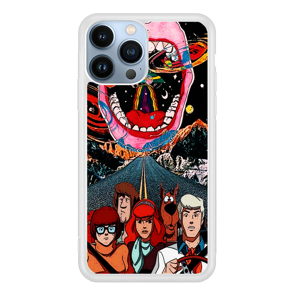 Scooby Doo Hippie Art 2D Rubber Phone Case