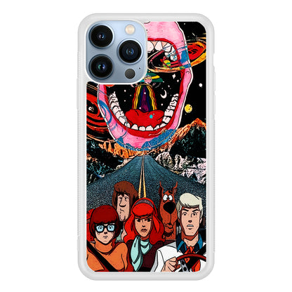 Scooby Doo Hippie Art 2D Rubber Phone Case