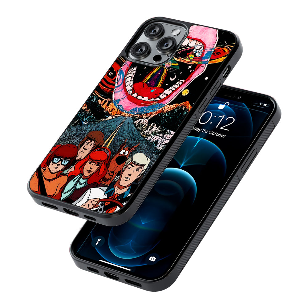 Scooby Doo Hippie Art 2D Rubber Phone Case