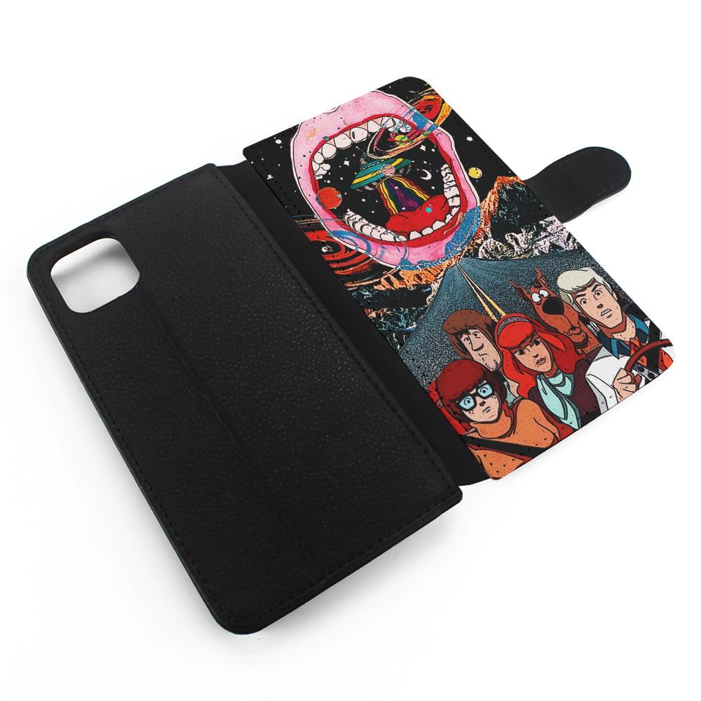 Scooby Doo Hippie Art Flip Wallet Phone Case-Oxvistore