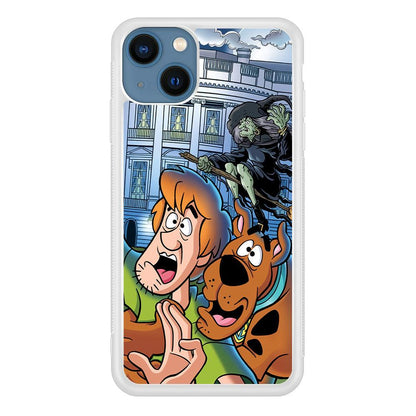 Scooby Doo Running From The Witch iPhone 15 Case-Oxvistore