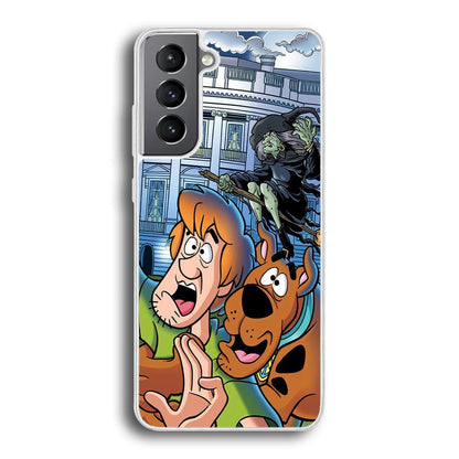 Scooby Doo Running From The Witch Samsung Galaxy S21 Case-Oxvistore