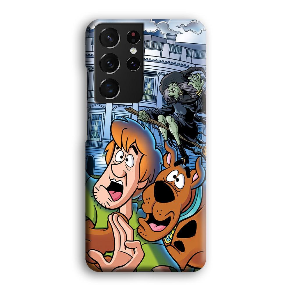 Scooby Doo Running From The Witch Samsung Galaxy S21 Ultra Case-Oxvistore