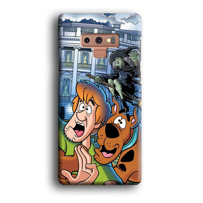 Scooby Doo Running From The Witch Samsung Galaxy Note 9 Case-Oxvistore