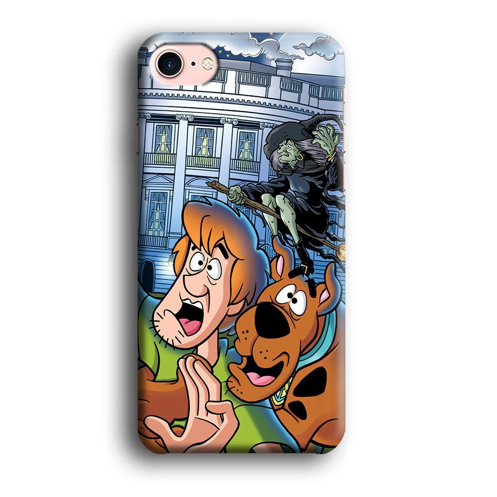 Scooby Doo Running From The Witch iPhone 8 Case-Oxvistore