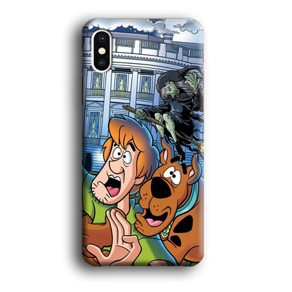 Scooby Doo Running From The Witch iPhone XS Case-Oxvistore