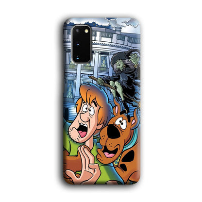 Scooby Doo Running From The Witch Samsung Galaxy S20 Case-Oxvistore