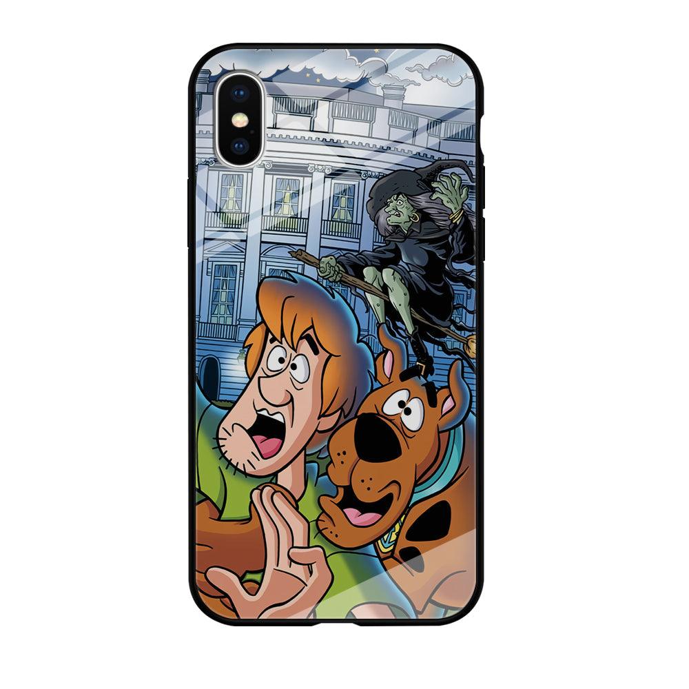 Scooby Doo Running From The Witch iPhone Xs Max Case-Oxvistore