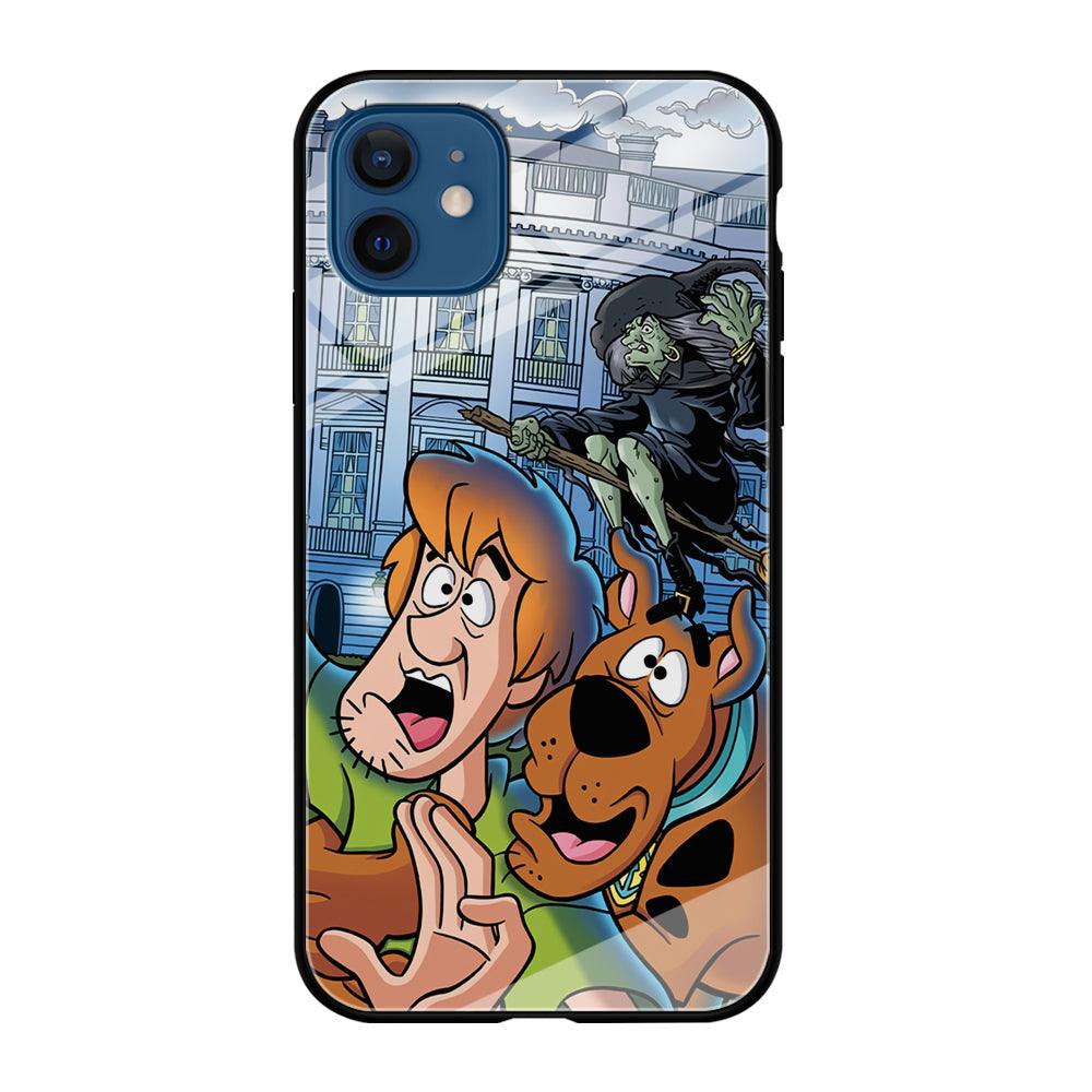 Scooby Doo Running From The Witch iPhone 12 Case-Oxvistore