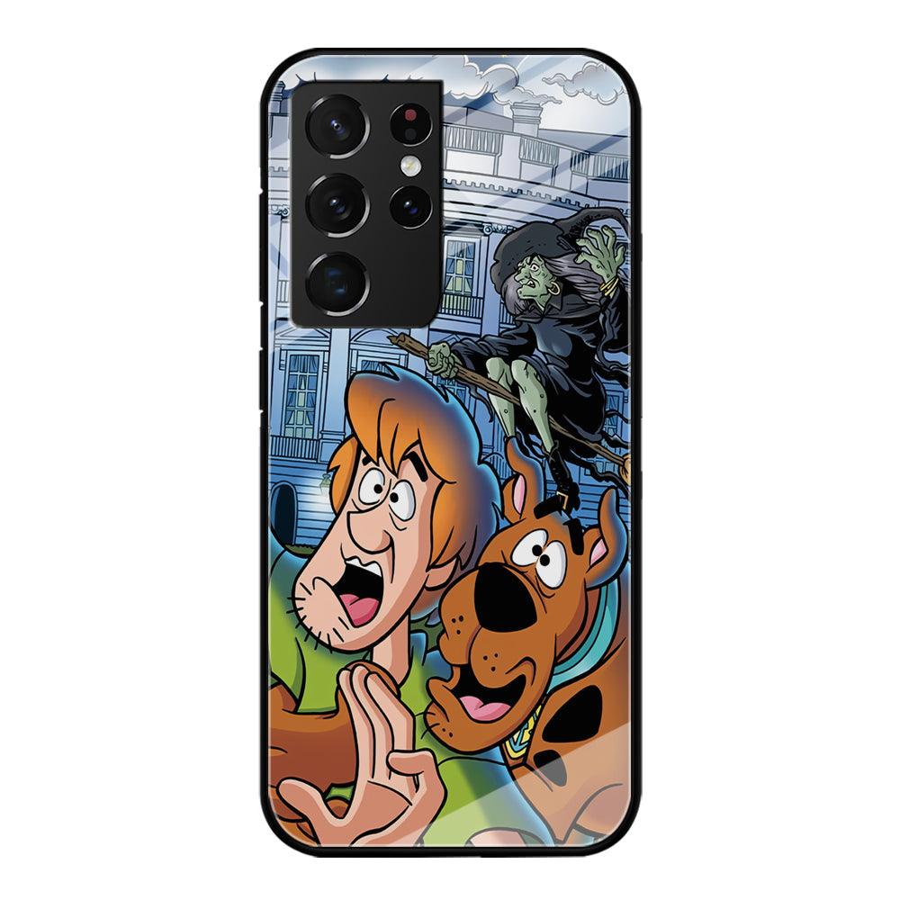 Scooby Doo Running From The Witch Samsung Galaxy S21 Ultra Case-Oxvistore