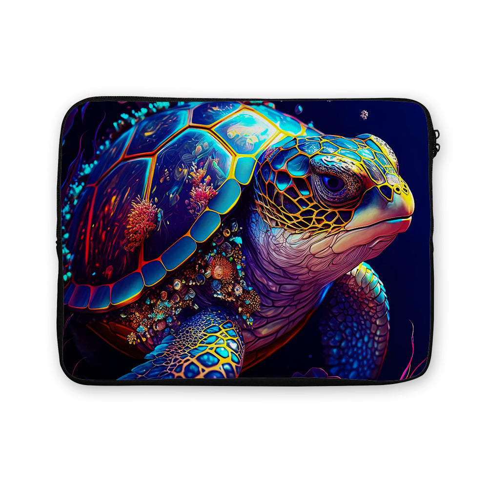 Sea Turtle Dreamy Colorful Laptop Sleeve Protective Cover