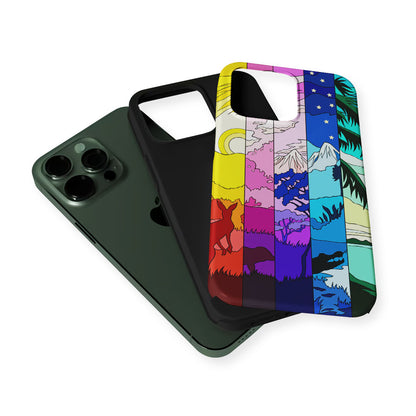 Season Difference Spectrum 2 in 1 Tough Phone Case