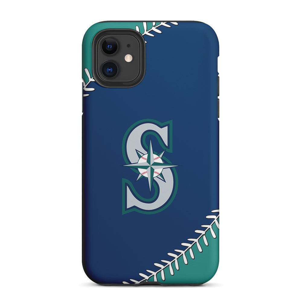 Seattle Mariners Ball 2 in 1 Tough Phone Case