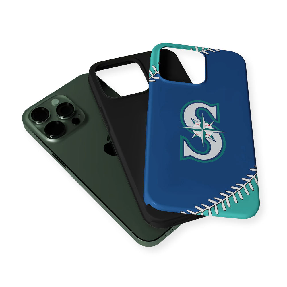 Seattle Mariners Ball 2 in 1 Tough Phone Case