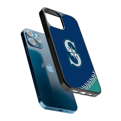 Seattle Mariners Ball 2D Rubber Phone Case