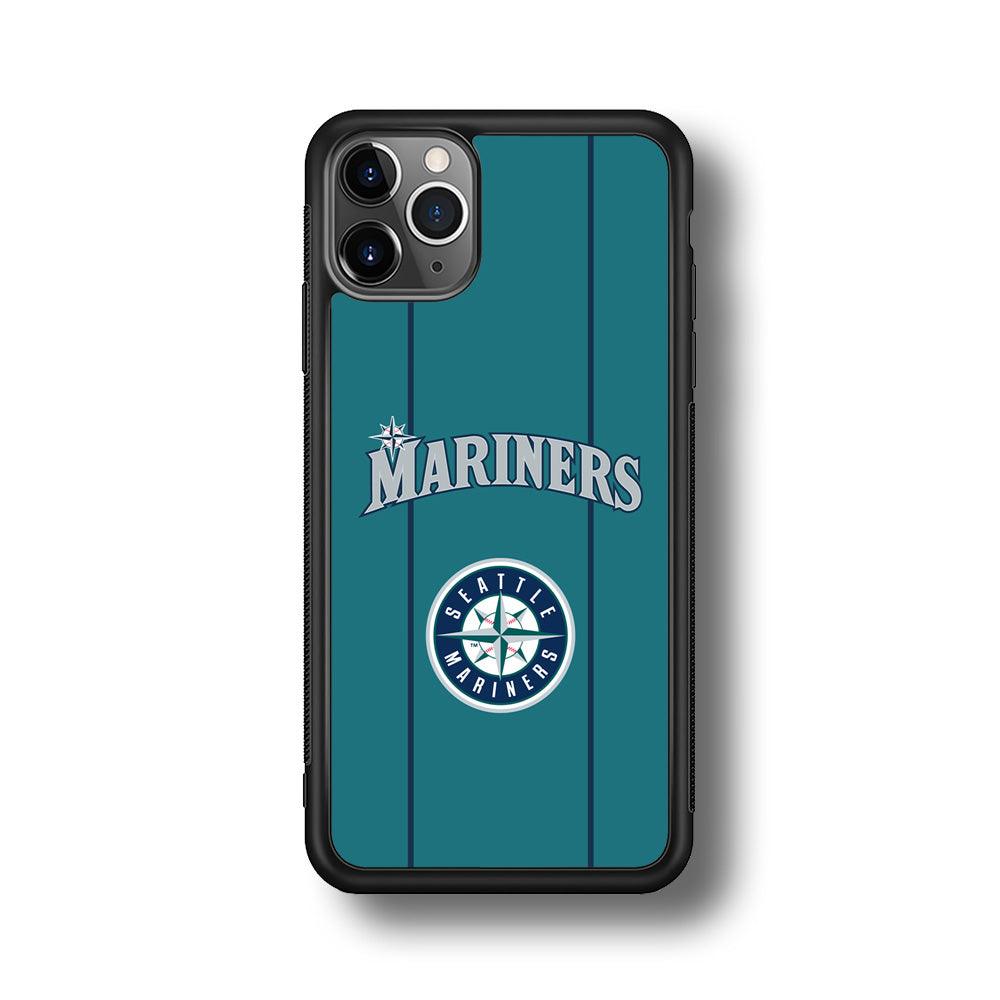 Seattle Mariners Green Blue Jersey iPhone 11 Pro Case-Oxvistore