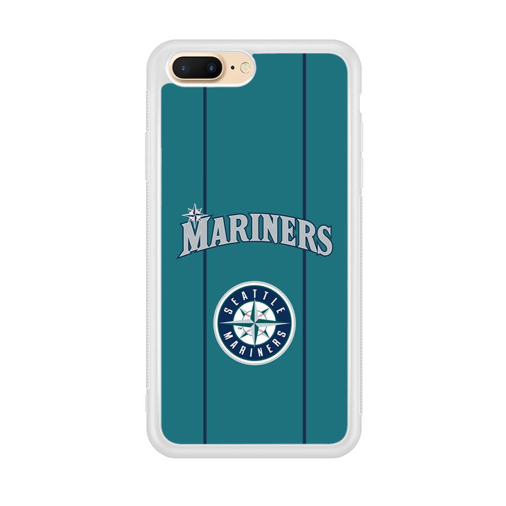 Seattle Mariners Green Blue Jersey iPhone 8 Plus Case-Oxvistore