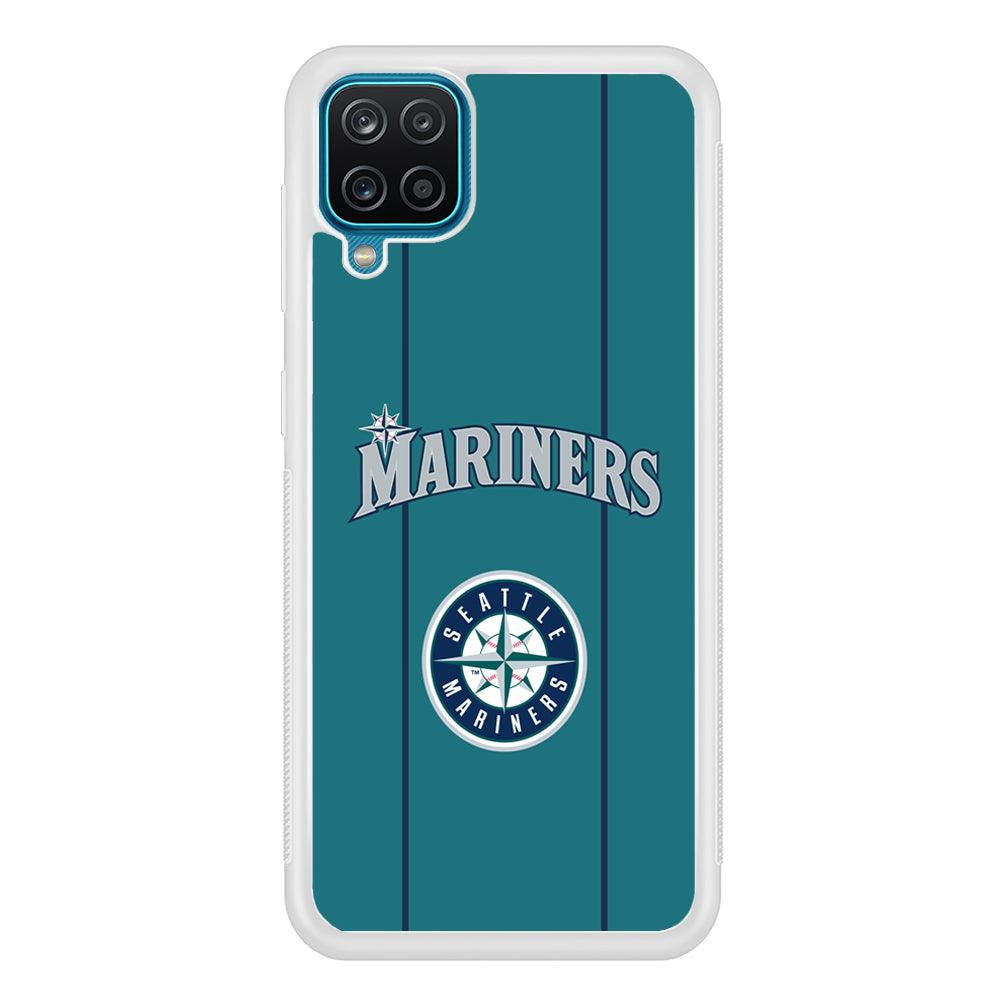 Seattle Mariners Green Blue Jersey Samsung Galaxy A12 Case-Oxvistore