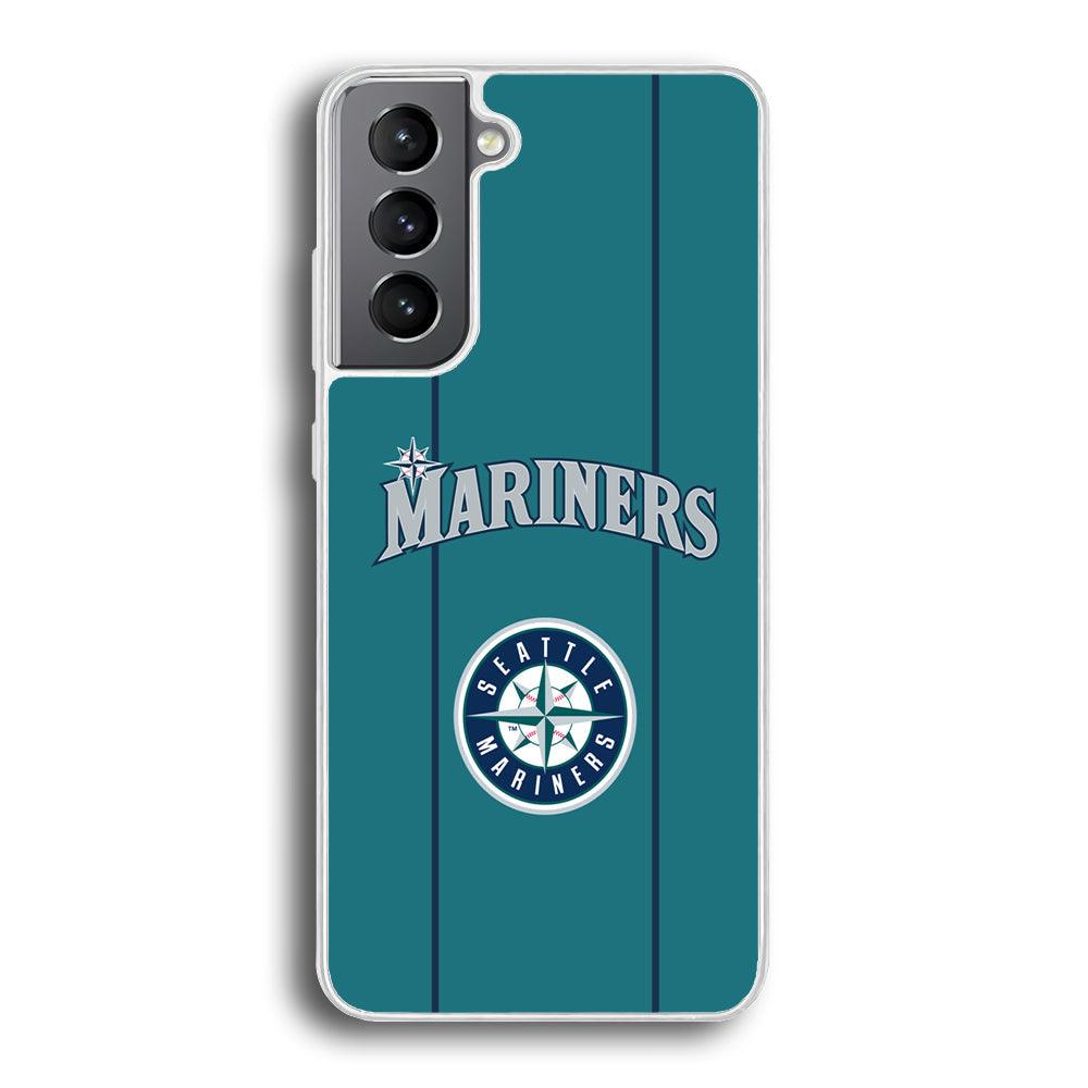 Seattle Mariners Green Blue Jersey Samsung Galaxy S21 Case-Oxvistore