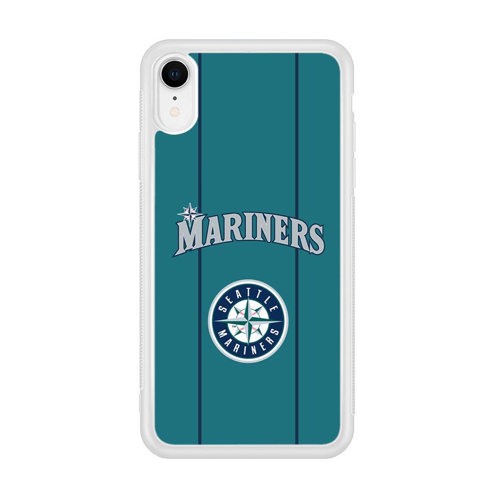 Seattle Mariners Green Blue Jersey iPhone XR Case-Oxvistore