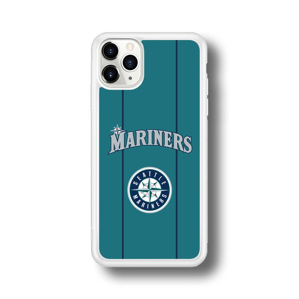 Seattle Mariners Green Blue Jersey iPhone 11 Pro Case-Oxvistore