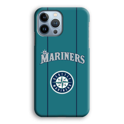 Seattle Mariners Green Blue Jersey iPhone 15 Pro Max Case-Oxvistore