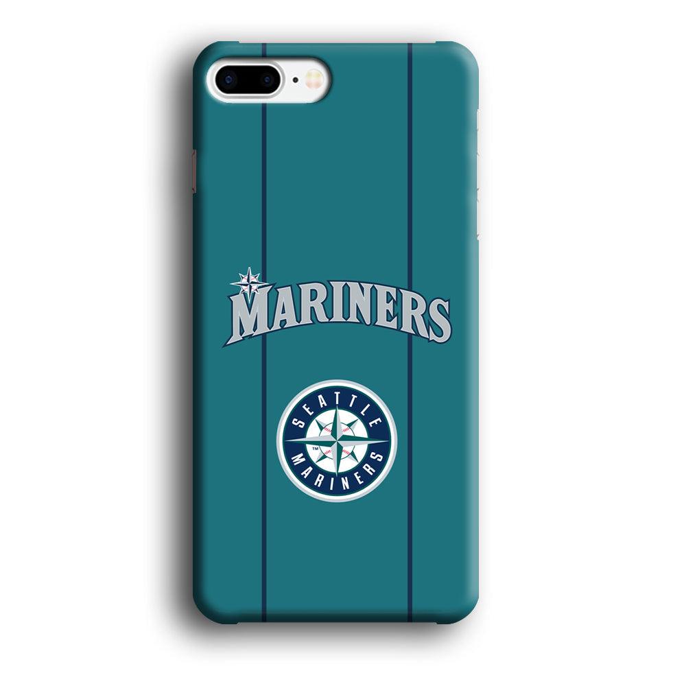 Seattle Mariners Green Blue Jersey iPhone 8 Plus Case-Oxvistore