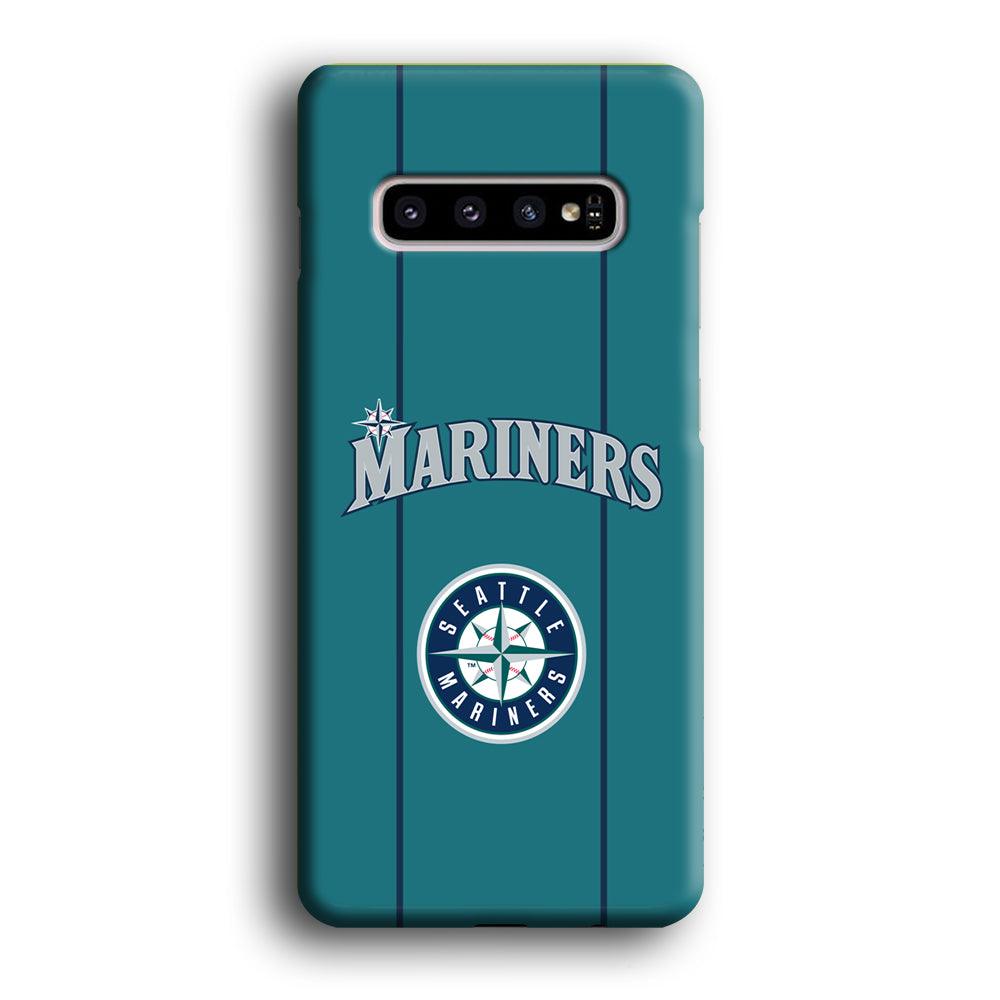 Seattle Mariners Green Blue Jersey Samsung Galaxy S10 Plus Case-Oxvistore