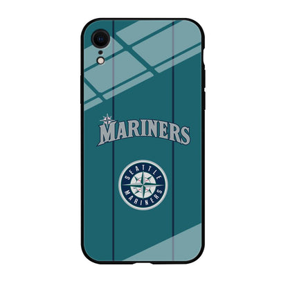 Seattle Mariners Green Blue Jersey iPhone XR Case-Oxvistore