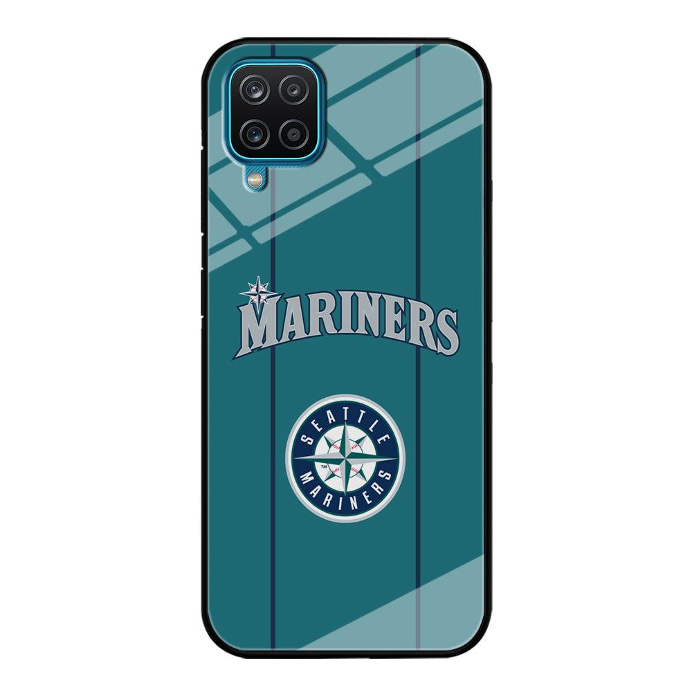 Seattle Mariners Green Blue Jersey Samsung Galaxy A12 Case-Oxvistore