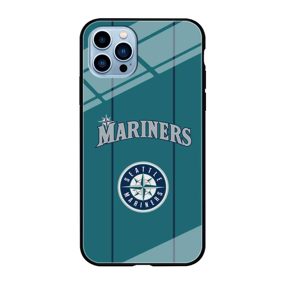 Seattle Mariners Green Blue Jersey iPhone 12 Pro Max Case-Oxvistore