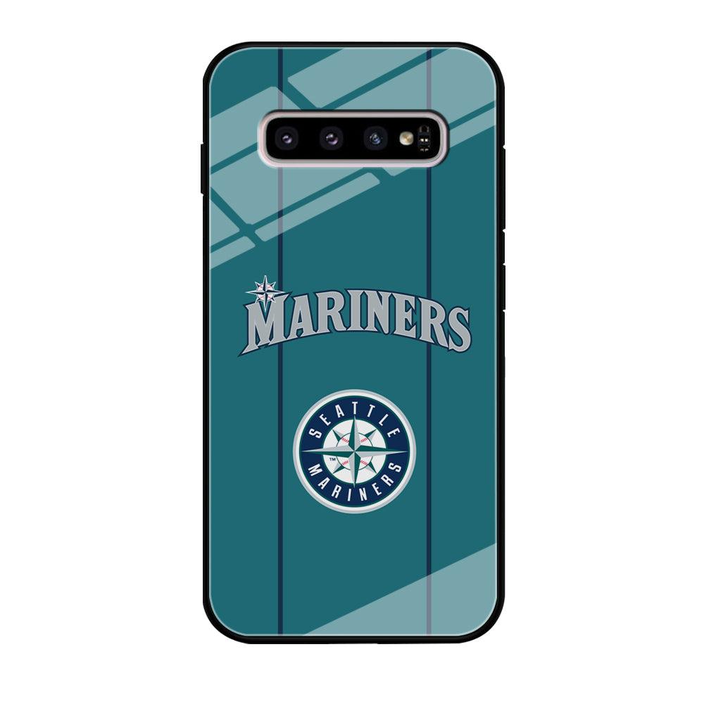 Seattle Mariners Green Blue Jersey Samsung Galaxy S10 Plus Case-Oxvistore